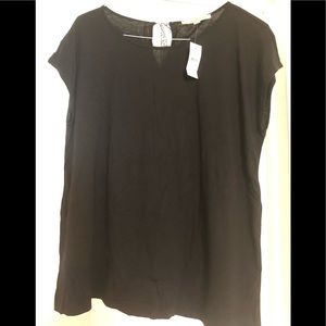 Brand new Ann Taylor loft black cotton tee